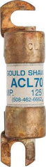 Ferraz Shawmut - 70 Amp General Purpose Round Forklift & Truck Fuse - 125VAC, 125VDC, 3.49" Long x 0.75" Wide, Bussman ACL70, Ferraz Shawmut ACL70 - Benchmark Tooling