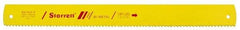 Starrett - 21" Long, 6 Teeth per Inch, Bi-Metal Power Hacksaw Blade - Toothed Edge, 1-7/8" Wide x 0.088" Thick - Benchmark Tooling