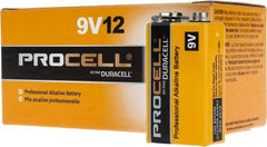 Duracell - Size 9V, Alkaline, Standard Battery - 9 Volts, Miniature Snap Terminal, 6LR61, ANSI, IEC Regulated - Benchmark Tooling