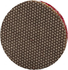 3M - 1" Diam, 200 Grit, Diamond Hook & Loop Disc - Very Fine Grade, Coated, Cloth Backing, Series 6002J - Benchmark Tooling