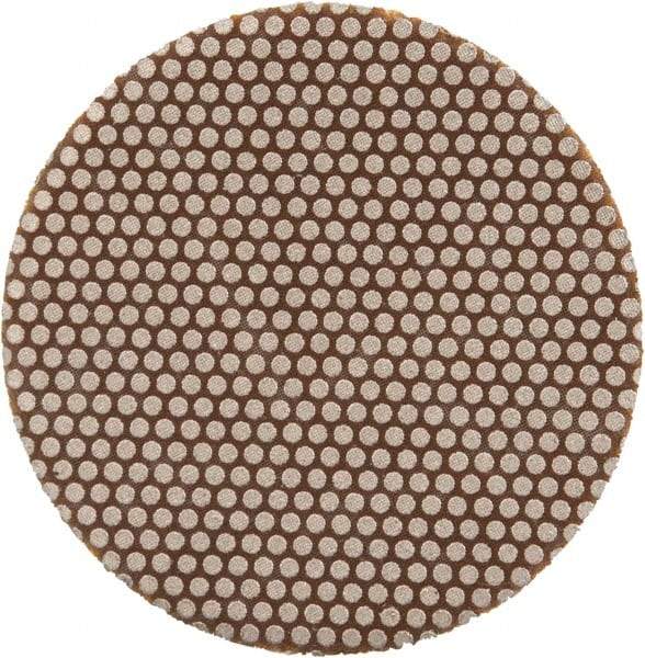 3M - 1" Diam, 800 Grit, Diamond Hook & Loop Disc - Super Fine Grade, Coated, Cloth Backing, Series 6002J - Benchmark Tooling