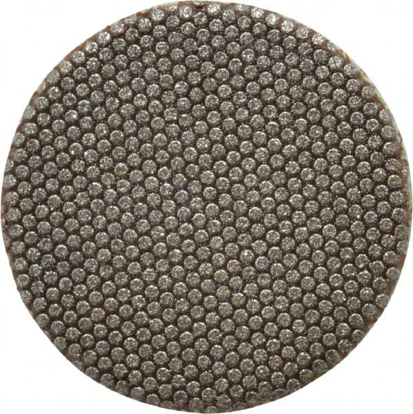 3M - 1" Disc Diam, 120 Grit, Diamond Quick Change Disc - Type R Attaching System, Coated, Black, Fine Grade, 30,000 RPM, 6234J Series - Benchmark Tooling