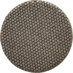 3M - 1" Disc Diam, 120 Grit, Diamond Quick Change Disc - Type R Attaching System, Coated, Black, Fine Grade, 30,000 RPM, 6234J Series - Benchmark Tooling