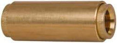 Norgren - 3/8" Outside Diam, Brass Push-to-Connect Tube Union - 150 Max psi, Tube to Tube Connection, Buna O-Ring - Benchmark Tooling