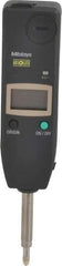 Mitutoyo - 0 to 25.4mm Range, 0.01mm Graduation, Electronic Drop Indicator - Accurate to 0.02mm, Metric System, LCD Display - Benchmark Tooling