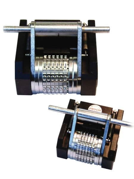 Pryor - 3/16 Inch Size, Figures Numbering Head - ANH-6 Wheel 0 to 9 - Benchmark Tooling