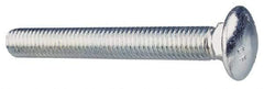 Value Collection - 3/8-16 UNC 3" Length Under Head, Standard Square Neck, Carriage Bolt - Grade 2 Steel, Zinc-Plated Finish - Benchmark Tooling