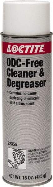 Loctite - 15 oz Aerosol Cleaner/Degreaser - Aerosol, Hydrocarbon-Based, Unscented - Benchmark Tooling