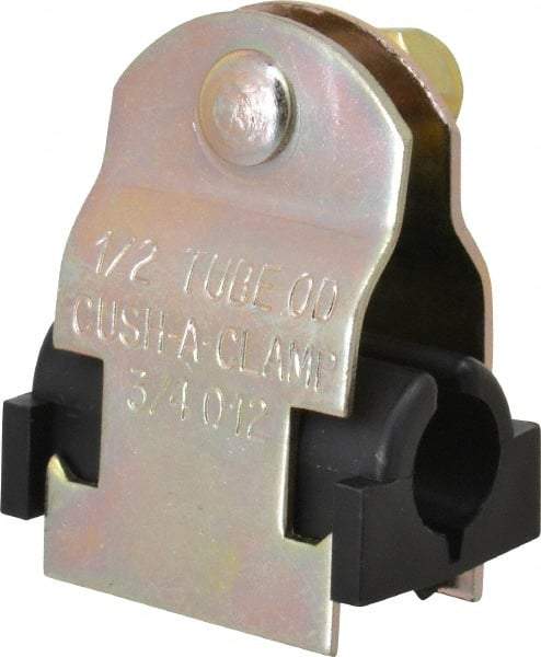 ZSI - 1/2" Pipe, Tube Clamp with Cushion - Dichromate - Benchmark Tooling