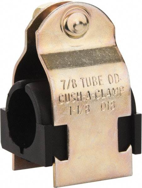 ZSI - 7/8" Pipe, Tube Clamp with Cushion - Dichromate - Benchmark Tooling