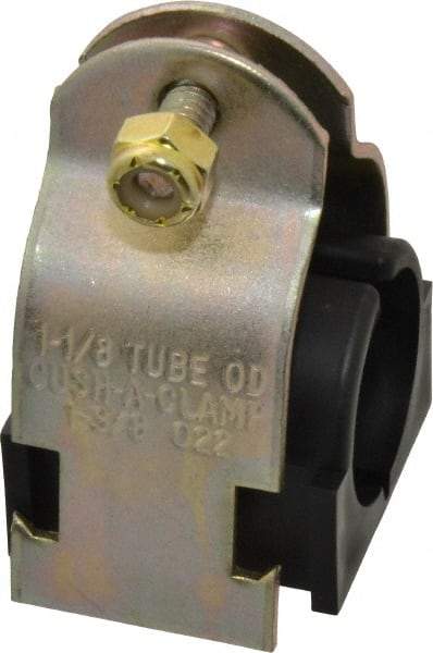 ZSI - 1-1/8" Pipe, Tube Clamp with Cushion - Dichromate - Benchmark Tooling