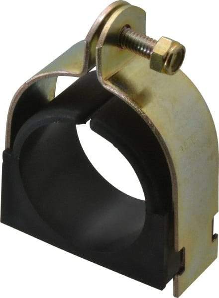 ZSI - 2" Pipe," Pipe Clamp with Cushion - Dichromate - Benchmark Tooling