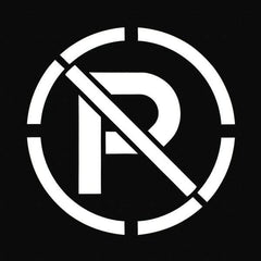 C.H. Hanson - 15 Inch Diameter Characters, No Parking Symbol, Plastic Stencil - 20 x 20 Inch Overall Size - Benchmark Tooling