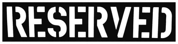 C.H. Hanson - Facility Stencils Type: Message Only Message Type: Parking Lot - Benchmark Tooling