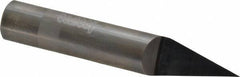 Accupro - 1/2 Inch Diameter, 3 Inch Overall Length, 5/8 Inch Split Length, Solid Carbide, Conical Point Split End Carbide Blank - Single End, 30° Point - Benchmark Tooling