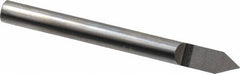 Accupro - 3/16 Inch Diameter, 2 Inch Overall Length, 3/8 Inch Split Length, Solid Carbide, Conical Point Split End Carbide Blank - Single End, 60° Point - Benchmark Tooling