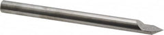 Accupro - 5/16 Inch Diameter, 4 Inch Overall Length, 1/2 Inch Split Length, Solid Carbide, Conical Point Split End Carbide Blank - Single End, 60° Point - Benchmark Tooling