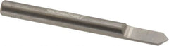 Accupro - 3/16 Inch Diameter, 2 Inch Overall Length, 3/8 Inch Split Length, Solid Carbide, Conical Point Split End Carbide Blank - Single End, 90° Point - Benchmark Tooling