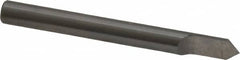 Accupro - 1/4 Inch Diameter, 2-1/2 Inch Overall Length, 3/8 Inch Split Length, Solid Carbide, Conical Point Split End Carbide Blank - Single End, 90° Point - Benchmark Tooling