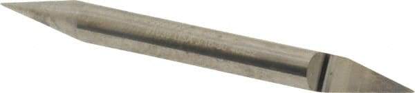 Accupro - 3/16 Inch Diameter, 2 Inch Overall Length, 3/8 Inch Split Length, Solid Carbide, Conical Point Split End Carbide Blank - Single End, 30° Point - Benchmark Tooling