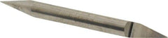 Accupro - 3/16 Inch Diameter, 2 Inch Overall Length, 3/8 Inch Split Length, Solid Carbide, Conical Point Split End Carbide Blank - Single End, 30° Point - Benchmark Tooling