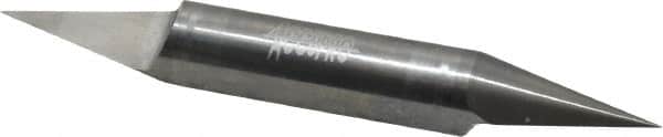 Accupro - 1/2 Inch Diameter, 4 Inch Overall Length, 5/8 Inch Split Length, Solid Carbide, Conical Point Split End Carbide Blank - Single End, 30° Point - Benchmark Tooling