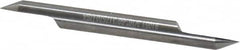 Accupro - 3/16 Inch Diameter, 2 Inch Overall Length, 3/8 Inch Split Length, Solid Carbide, Conical Point Split End Carbide Blank - Single End, 60° Point - Benchmark Tooling