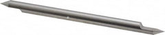 Accupro - 1/4 Inch Diameter, 4 Inch Overall Length, 3/8 Inch Split Length, Solid Carbide, Conical Point Split End Carbide Blank - Single End, 60° Point - Benchmark Tooling