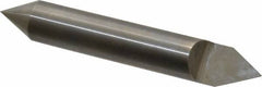 Accupro - 3/8 Inch Diameter, 2-1/2 Inch Overall Length, 1/2 Inch Split Length, Solid Carbide, Conical Point Split End Carbide Blank - Single End, 60° Point - Benchmark Tooling