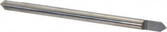 Accupro - 1/4 Inch Diameter, 4 Inch Overall Length, 3/8 Inch Split Length, Solid Carbide, Conical Point Split End Carbide Blank - Single End, 90° Point - Benchmark Tooling