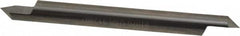 Accupro - 3/8 Inch Diameter, 4 Inch Overall Length, 1/2 Inch Split Length, Solid Carbide, Conical Point Split End Carbide Blank - Single End, 90° Point - Benchmark Tooling