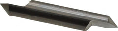 Accupro - 1/2 Inch Diameter, 3 Inch Overall Length, 5/8 Inch Split Length, Solid Carbide, Conical Point Split End Carbide Blank - Single End, 90° Point - Benchmark Tooling
