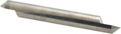 Accupro - 1/2 Inch Diameter, 4 Inch Overall Length, 5/8 Inch Split Length, Solid Carbide, Conical Point Split End Carbide Blank - Single End, 90° Point - Benchmark Tooling