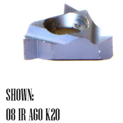 08 IR 18 NPT K20 THREADING INSERT - Benchmark Tooling