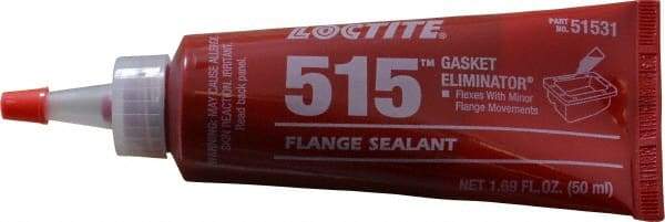 Loctite - 50 mL Tube Purple Polyurethane Joint Sealant - -65 to 300°F Operating Temp, 1 to 12 hr Full Cure Time, Series 515 - Benchmark Tooling