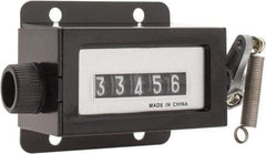 Value Collection - 5 Digit Mechanical & Digital Display Counter - Rotary Knob Reset - Benchmark Tooling