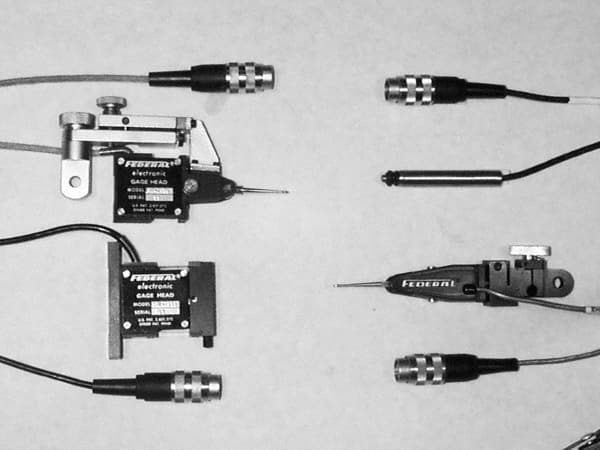 Mahr - Electronic Gaging Indicator Accessories Type: Fine Adjust Attachment For Use With: Lever Type Gage Head w/ Post Mounting - Benchmark Tooling