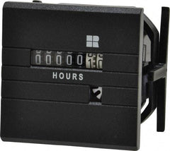 Trumeter - 7 Digit Wheel Display Hour Meter - No Reset - Benchmark Tooling