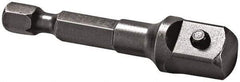 Apex - 3/8" Square Size Hex to Square Extension - 1/4" Hex Drive, 1-5/8" OAL - Benchmark Tooling