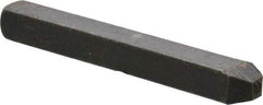 Made in USA - Letter V Machine Made Individual Steel Stamp - 1/16" Character - Benchmark Tooling