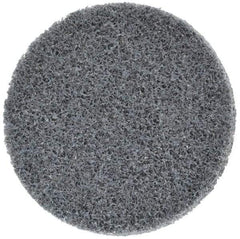 3M - 2" Disc Diam, Silicon Carbide Quick Change Disc - Type R Attaching System, Nonwoven, Gray, Fine Grade, 22,100 RPM - Benchmark Tooling
