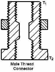 Trico - 1/8 x 1/8 Thread, Central Lubrication System Fitting - Benchmark Tooling