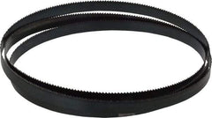 Starrett - 10 TPI, 5' 8-1/2" Long x 1/2" Wide x 0.025" Thick, Welded Band Saw Blade - Carbon Steel, Toothed Edge, Raker Tooth Set, Flexible Back, Contour Cutting - Benchmark Tooling
