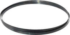 Starrett - 10 TPI, 10' Long x 1/2" Wide x 0.025" Thick, Welded Band Saw Blade - Carbon Steel, Toothed Edge, Raker Tooth Set, Flexible Back, Contour Cutting - Benchmark Tooling