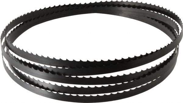 Starrett - 3 TPI, 12' 6" Long x 1/2" Wide x 0.025" Thick, Welded Band Saw Blade - Carbon Steel, Toothed Edge, Raker Tooth Set, Flexible Back, Contour Cutting - Benchmark Tooling