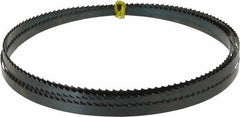 Starrett - 4 TPI, 12' 6" Long x 1/2" Wide x 0.025" Thick, Welded Band Saw Blade - Carbon Steel, Toothed Edge, Raker Tooth Set, Flexible Back, Contour Cutting - Benchmark Tooling