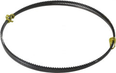 Starrett - 6/S TPI, 12' 6" Long x 1/4" Wide x 0.025" Thick, Welded Band Saw Blade - Carbon Steel, Toothed Edge, Raker Tooth Set, Flexible Back, Contour Cutting - Benchmark Tooling