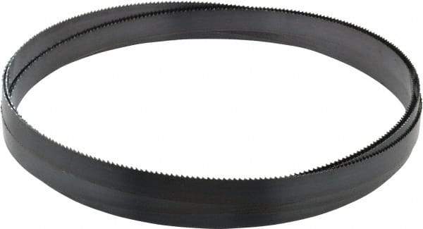 Starrett - 8/S TPI, 14' 8" Long x 3/4" Wide x 0.032" Thick, Welded Band Saw Blade - Carbon Steel, Toothed Edge, Raker Tooth Set, Flexible Back, Contour Cutting - Benchmark Tooling