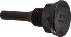 Weiler - 1/2" Arbor Hole to 1/4" Shank Diam Drive Arbor - For 3" Small Diam Wheel Brushes - Benchmark Tooling