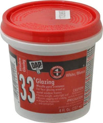 DAP - 8 oz Glazing Compound - White - Benchmark Tooling